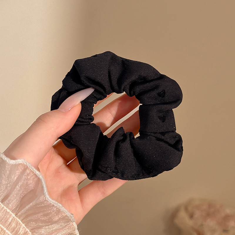 Anillo para el cabello de intestino grueso de gran tamaño coreano, bufanda cuadrada de alta calidad femenina, cuerda para el cabello, banda elástica y duradera, flor de viento perezosa