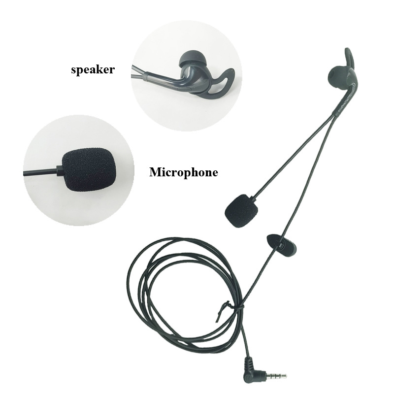 Directly Supplied from the Manufacturer, V6V4V6Cv4C Football Referee Headset Accessories, 3.5mm Pinhole Earphones, Ear-Hook Type/In-Ear Type