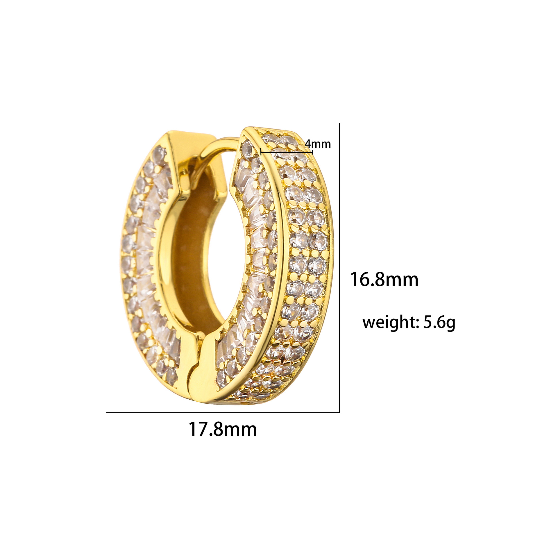 Simple Style Geometric Copper Plating Artificial Pearls Earrings 1 Pair