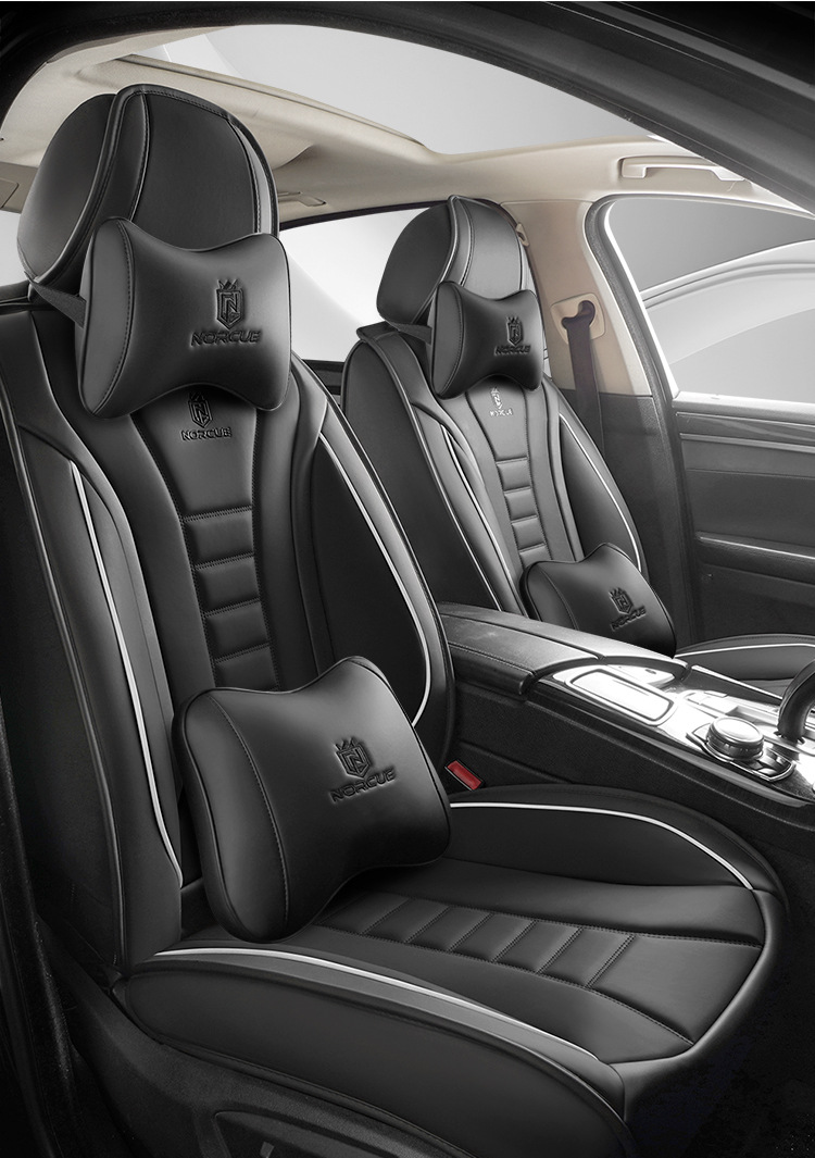 New All-Inclusive Full Leather Four-Season Universal Car Seat Cover Cushion Five-Seater All-Inclusive Seat Cover Amazon Foreign Trade Wholesale