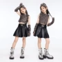 女童走秀露脐女孩演出服