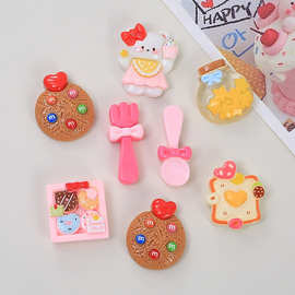 可爱甜品食玩创意卡通手工diy奶油胶配饰树脂小配件饰品材料批发