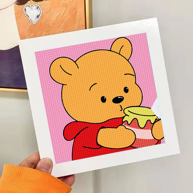 Nuevo dibujo de diamante infantil de labu diy pegatinas de diamante con marcos de fotos hechas a mano diy puzzle pegatinas de mampostería image 97