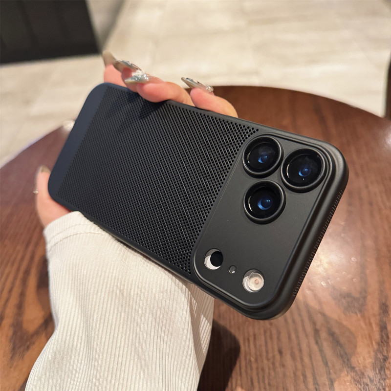 喷油散热适用iPhone17PROMAX肤感手机壳苹果16镜头膜硬防摔保护套|undefined