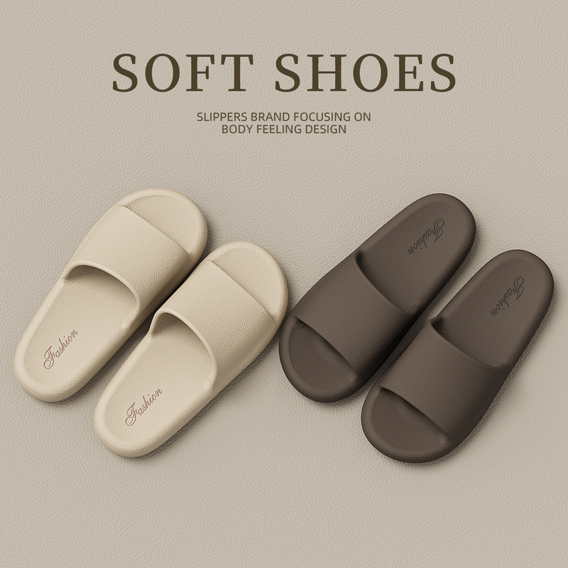 Eva Non-Slip Non-Smell Slippers for Women, New Style That Can Be Worn in All Seasons, Couple's Home Bathroom Soft-Soled Slippers for Men Wholesale