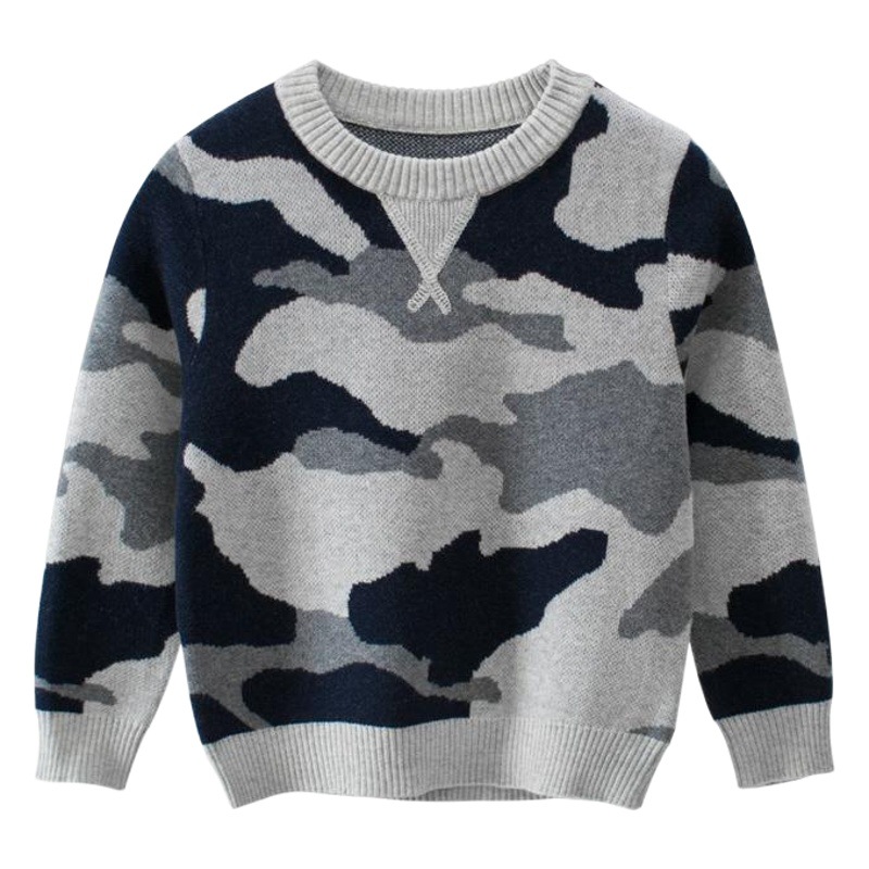 Nueva Colección Primavera 2025, Ropa Infantil Estilo Coreano al por Mayor, Suéter Infantil, Tops de Camuflaje para Niños Pequeños, Ropa de Bebé