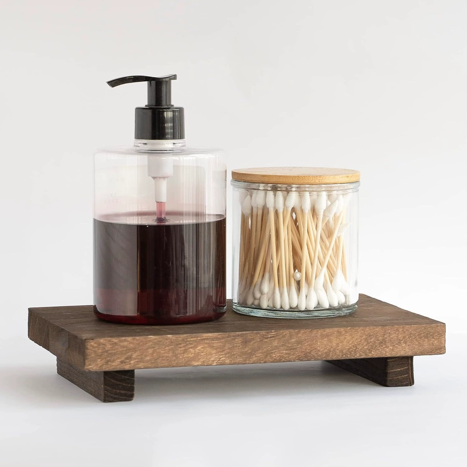 1 деревянная стойка мыла, стойка мыла для раковины, деревянная основа стойки, посадка в ванной комнате