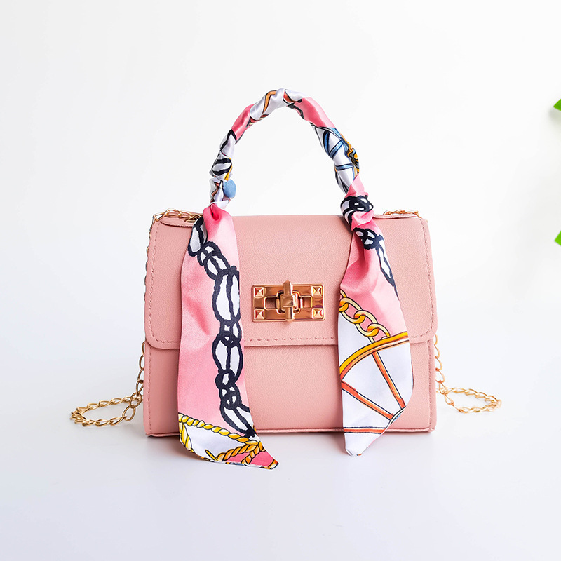 Damen Umhängetasche Mit Schal Und Kette Modische Designertasche_voghion.com