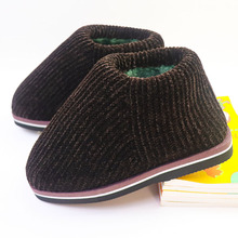 【成品毛线鞋】冬季保暖纯手工棉鞋男女包跟棉靴平跟居家手工鞋1