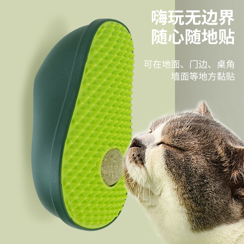 国境を越えた新しい製品猫の舐め回しヘアリムーバー浮き毛を除去するミントボールおもちゃコーム猫のおもちゃかわいい|undefined