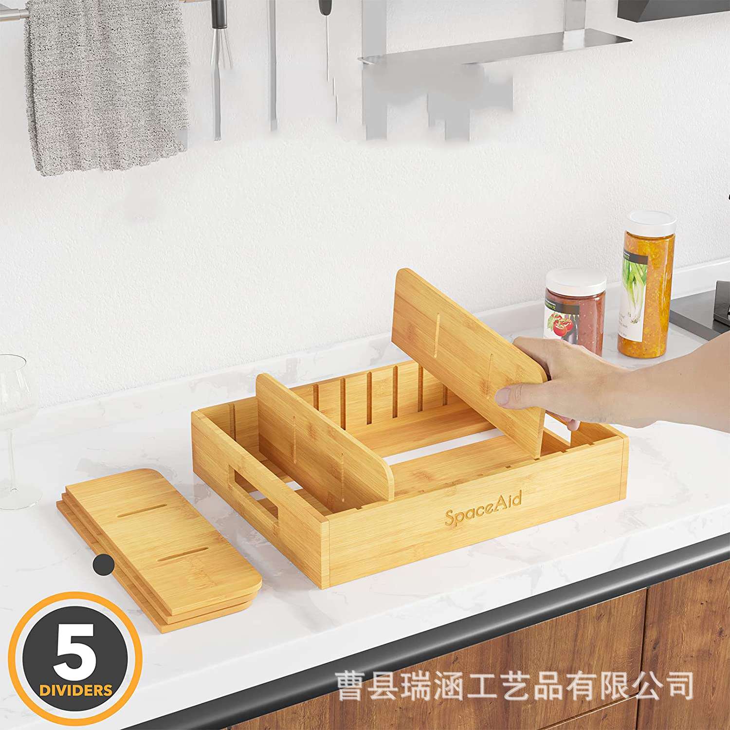 Wooden storage box for home use