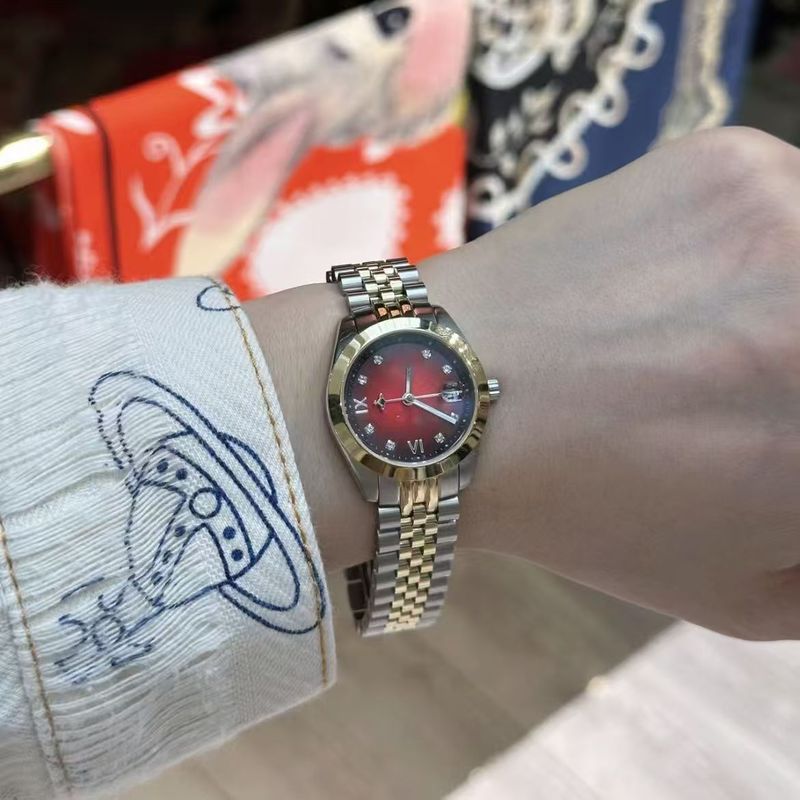 卸売西太后女性腕時計ピンクプレート腕時計女性アイスブレイクブルー腕時計ドラゴンフルーツパープルホワイトムーンライト女性腕時計|undefined