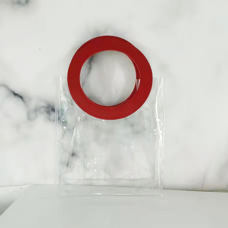 En stock bolso transparente ins estilo boda caramelo bolsa de regalo PVC bolsa de regalo de plástico LOGO
