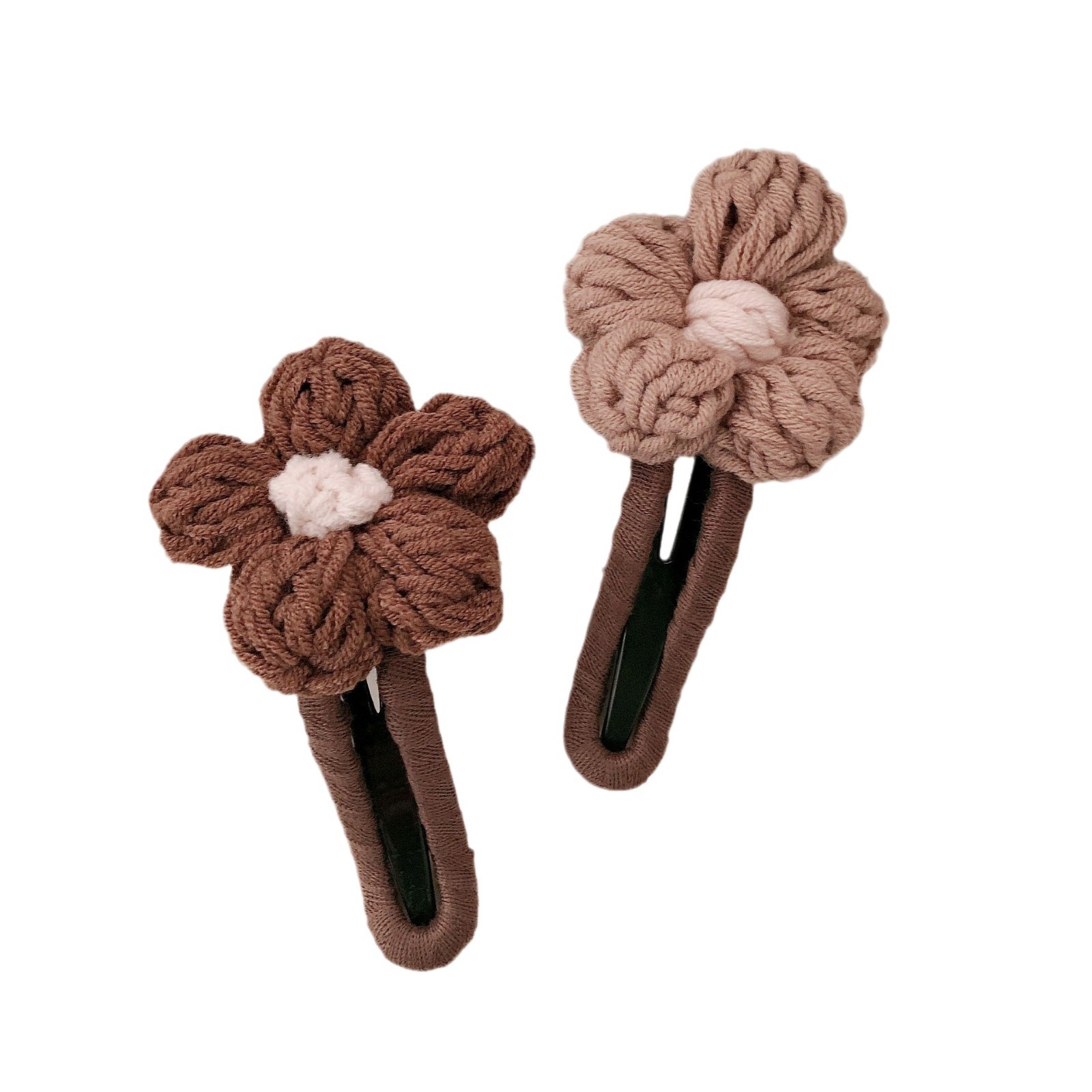 Otoño y invierno flores de peluche clip de cabello de cabeza de mujer clip de cabello de alta sensación clip de boca de pato clip de tiburón adornamiento