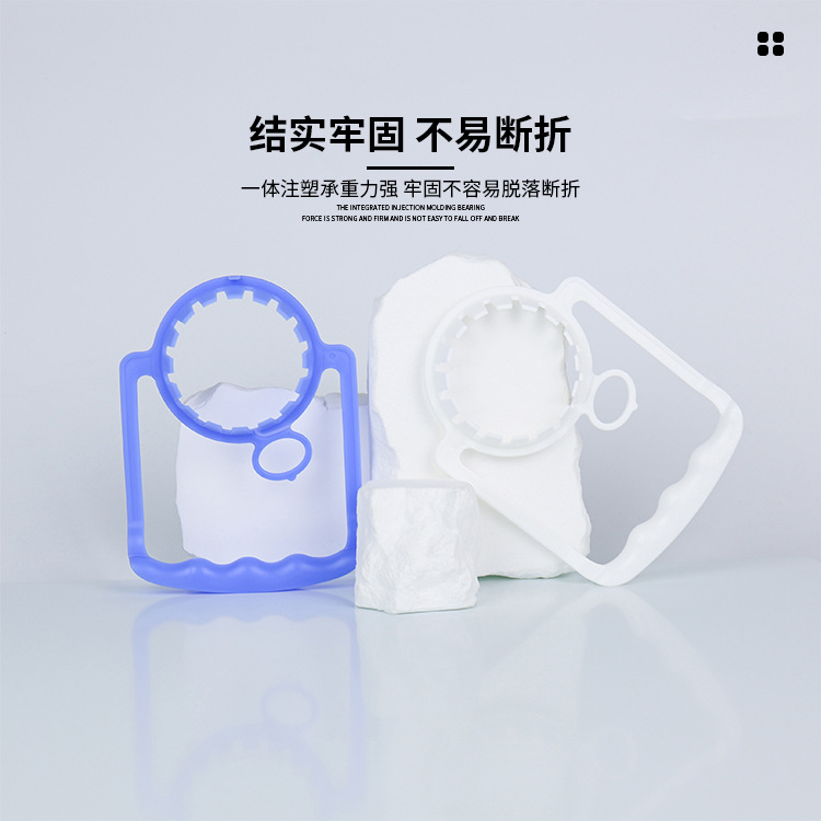 Fabricantes al por mayor 55 calibre botella en blanco manejo Wahaha manejo de tira conveniente nuevo material PE producción