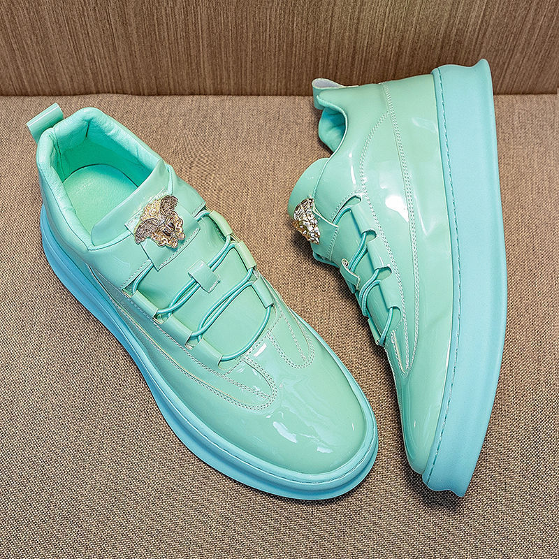 High-top Sneakers for Men, Thick-soled Inner Heightening Shoes, Summer Youth Versatile Casual White Shoes, K-style Slip-on Loafers High-top Sneakers for Men, Thick-soled Inner Heightening Shoes, Summer Youth Versatile Casual White Shoes, K-style Slip-on Loafers