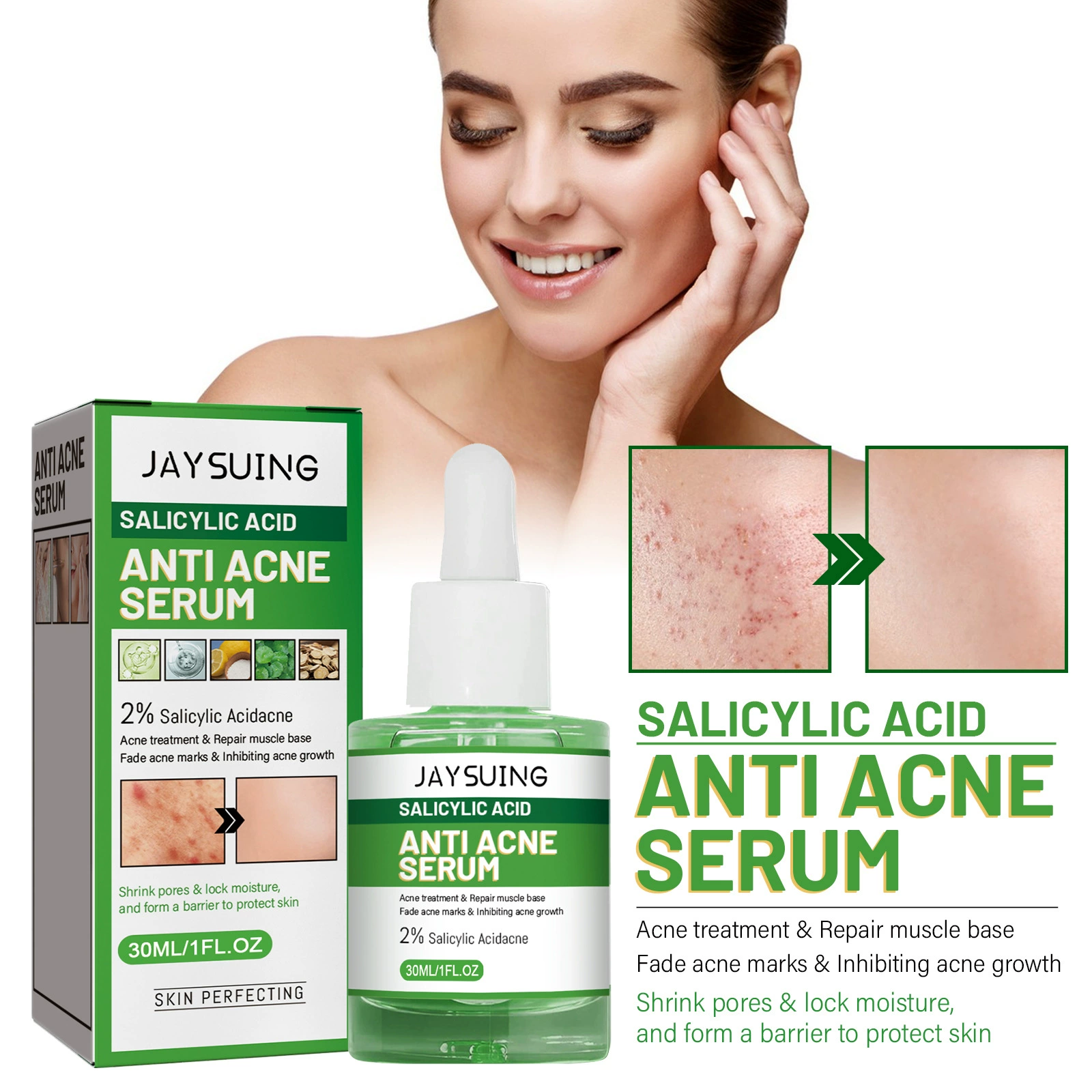 Jayusing сыворотка от прыщей Мягкое увлажнение