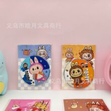 拉布布小圆镜可爱卡通迷你造型少女化妆镜便捷手持单面镜轻便小巧