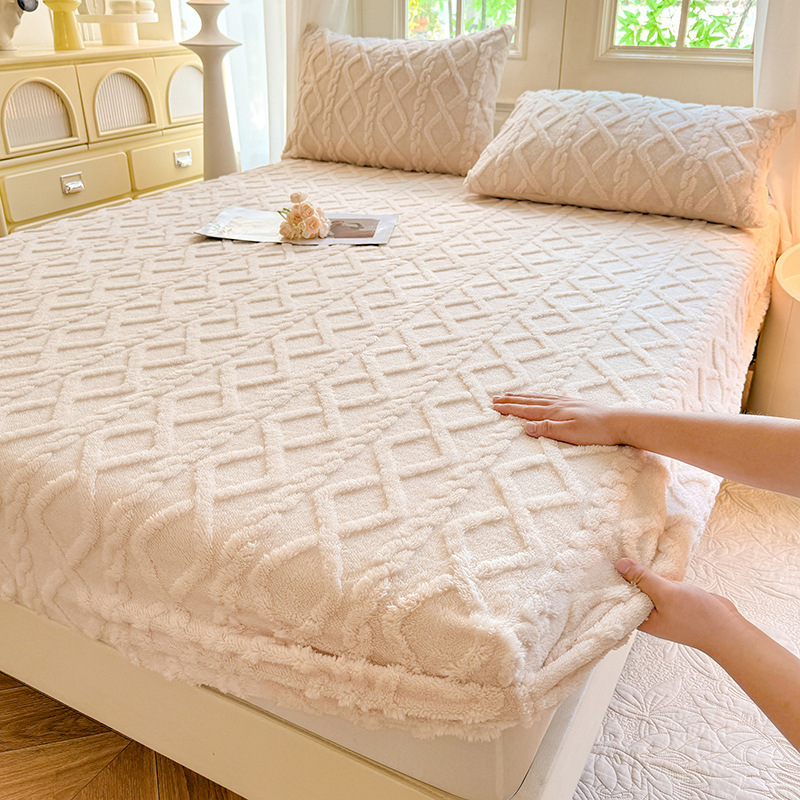 タフタベッドシーツ卸売家庭用マットレスプロテクターベッドカバー滑り止め無地マットレス家庭用シモンズベッドシーツ|undefined