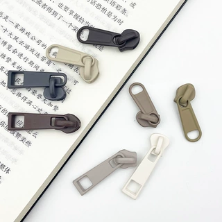 5号反装水烤漆拉链头服装箱包五金配件衣服拉链纺织面料布料辅料