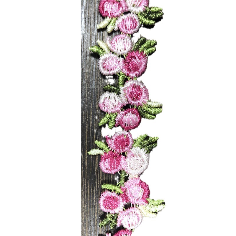 2CM丸さくらんぼ七色民族風水溶レースレース刺繍衣装アクセサリーネックレスブレスレットイヤリング