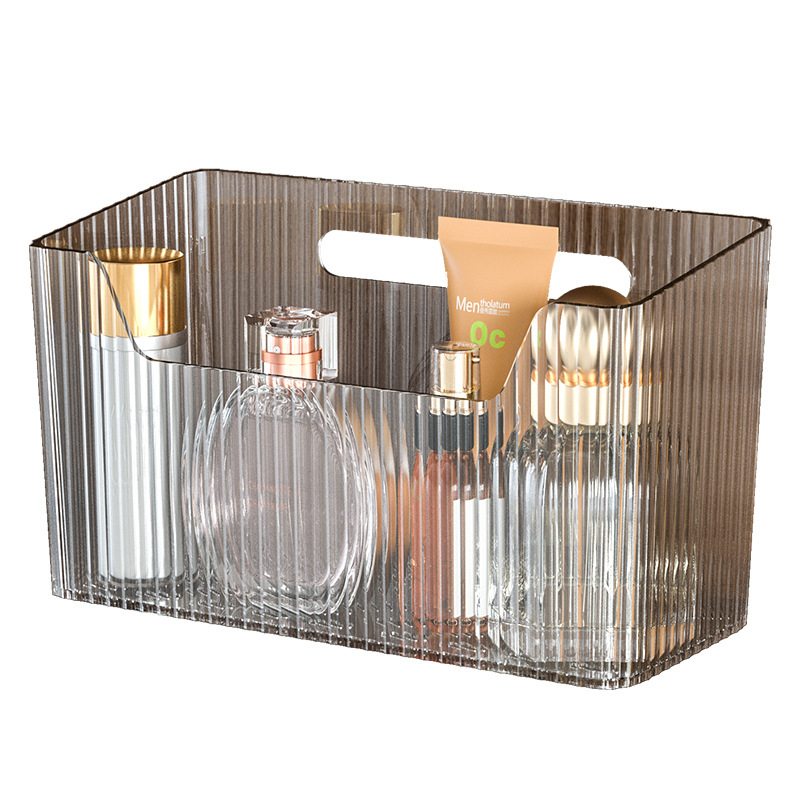 Espejo de baño gabinete caja de almacenamiento baño cosméticos lápiz labial perfume rack de almacenamiento armario colgante de pared caja de organización