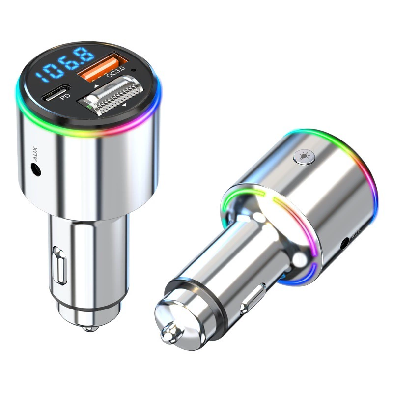 Трансграничный новый автомобильный Bluetooth MP3-плеер автомобильный FM-передатчик Быстрая зарядка Телефон Корпус из цинкового сплава BC88