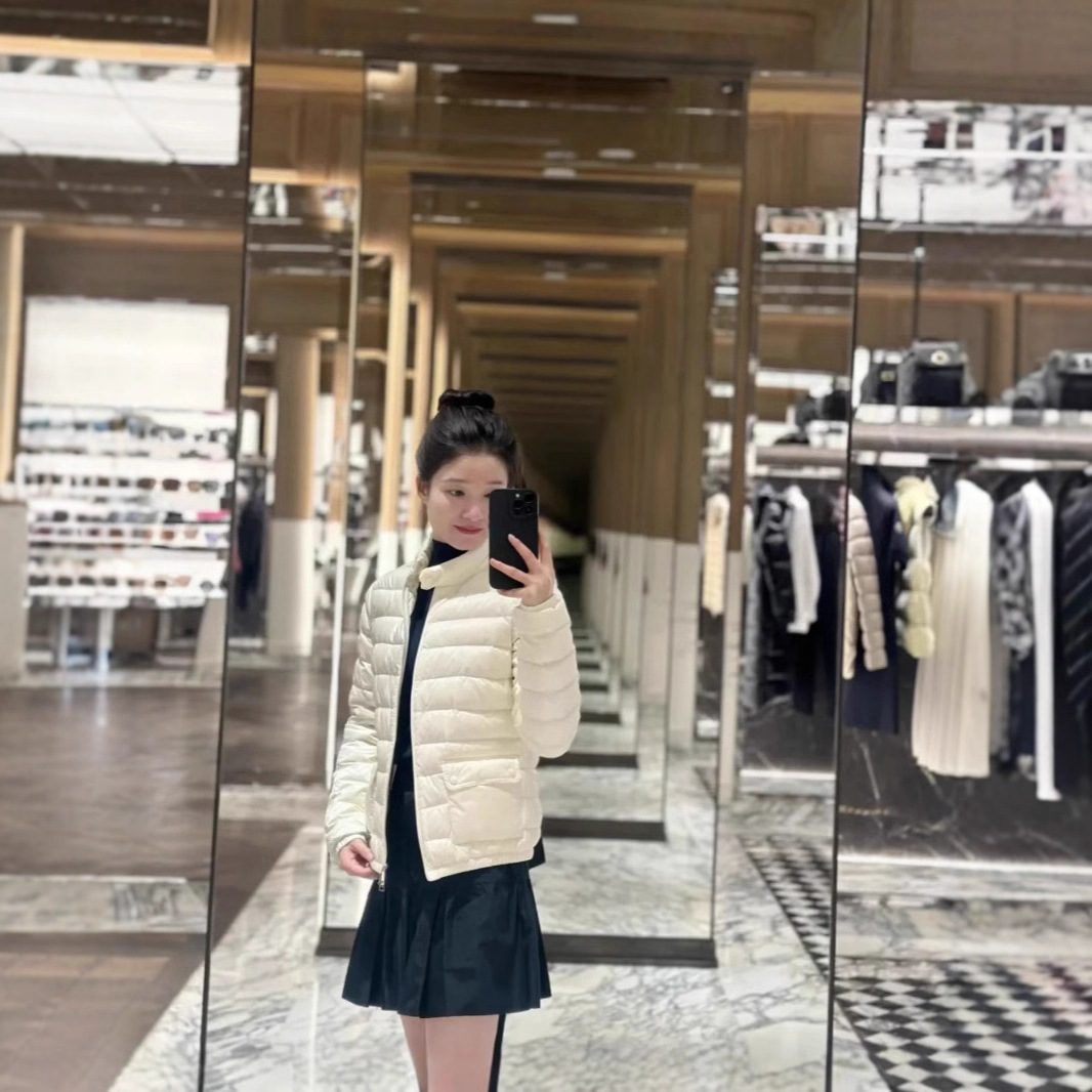 In-Stock High Version Mengjia 2025 New Lans Short Women's down Jacket Coat Fashion Versatile Lightweight