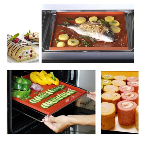 Supply Food-Grade Silicone Baking Mat Multifunctional Cake Pad Painted Pad Swiss Roll Mat Baking Tool