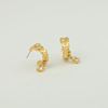 Design earrings, advanced fashionable silver needle, trend of season, silver 925 sample, high-quality style, wholesale