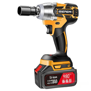 German Brushless Electric Wrench High Torque Lithium Impact Wrench Frame Worker Auto Repair Socket Rechargeable Electric Wind Cannon