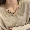 Advanced brand small design trend necklace hip-hop style, Japanese and Korean, European style, trend of season