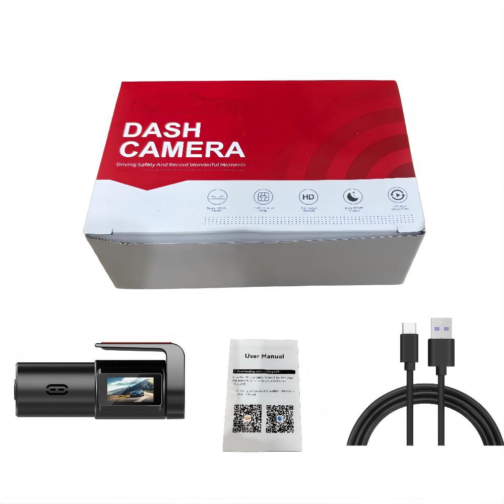 Chezai 1080P HD Night Vision Car Dash Cam Wireless WiFi (Driving recorder) - k8-no-card-usb