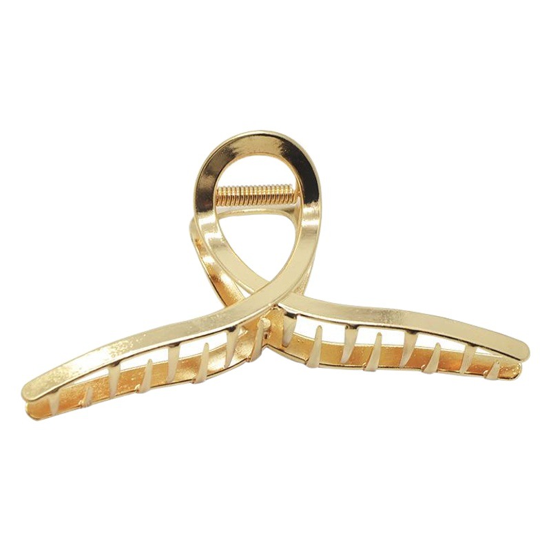 Horquilla de metal de nuevo cabeza de tiburón clip de Corea del Sur clip de pelo ins clip de pelo de metal grande Red