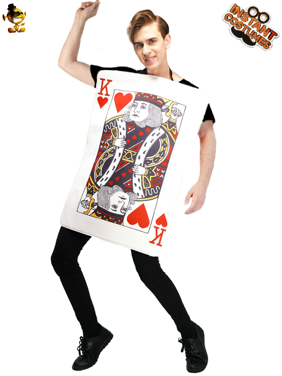 Poker pareja ropa melocotón corazón reina flor de ciruelo rey melocotón corazón rey carnaval divertido ropa de fiesta hombres y mujeres mismo estilo lote