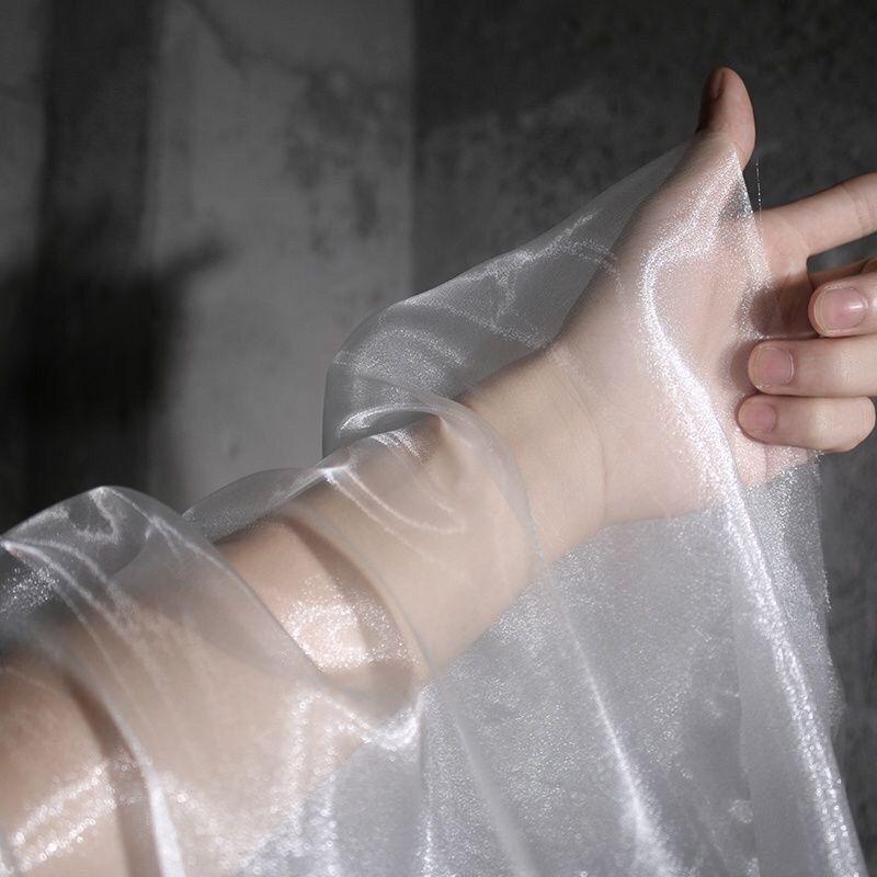 Nail Art Photography Props Slightly Hard Glitter Transparent Water Glossy Yarn Designer Fabric Photography Grain Beauty Scenery Hot Cloth