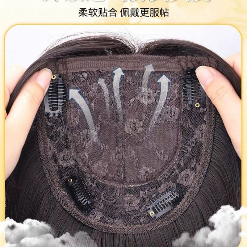 【免戴发网甜心芭比】新升级免戴发网亚麻棕长卷发假发自然全头套|undefined