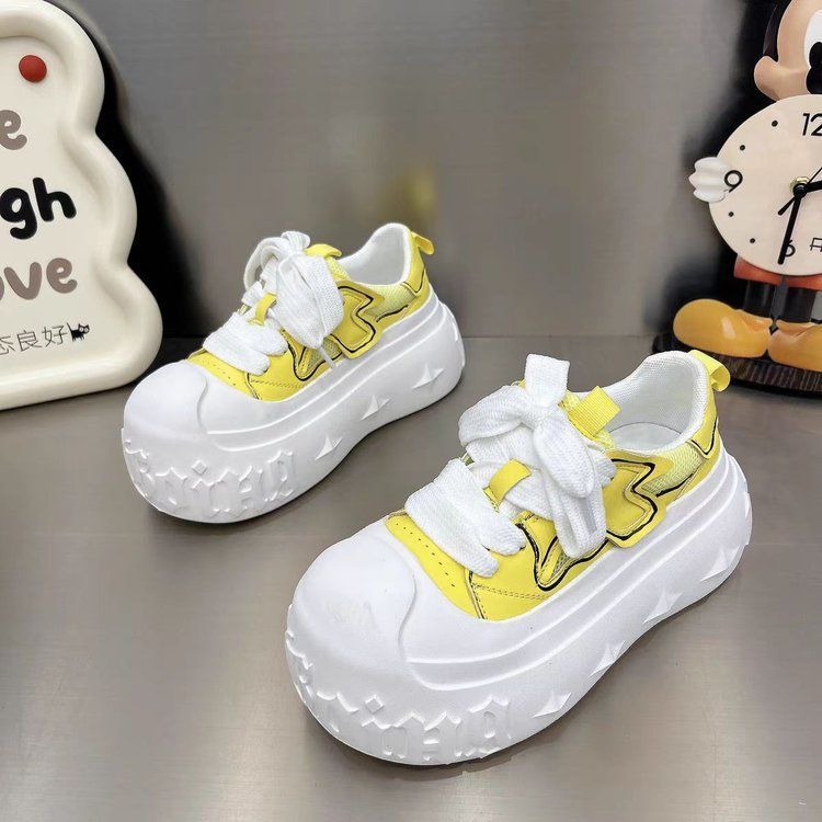 2026 nuevo verano nuevo estilo de moda versátil estudiantes zapatos deportivos ociosos feos y bonitos cabeza grande chic zapatos muffin