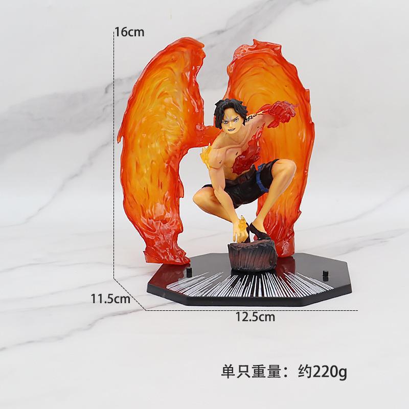 二世代の火拳路飛の艾斯薩博の航海の手は王の卸売りの戦闘版のおもちゃの模型の車の上で部品のブラインドの箱を並べます。|undefined
