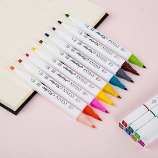 159 children's double-headed marker pen suit children's kindergarten students art painting material graffiti painting 36 color pen