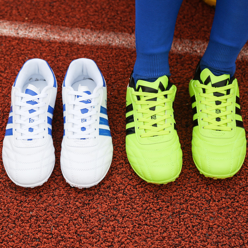 Zapatos de fútbol profesionales con tacos rotos para hombres y mujeres, estudiantes universitarios, zapatos para exteriores para adultos, zapatos de entrenamiento para competición en césped de escuela primaria y secundaria