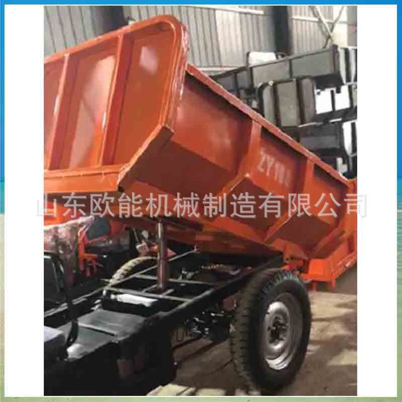 载重电动工程自卸车2欧能工地吨翻斗三轮车液压电瓶三轮车