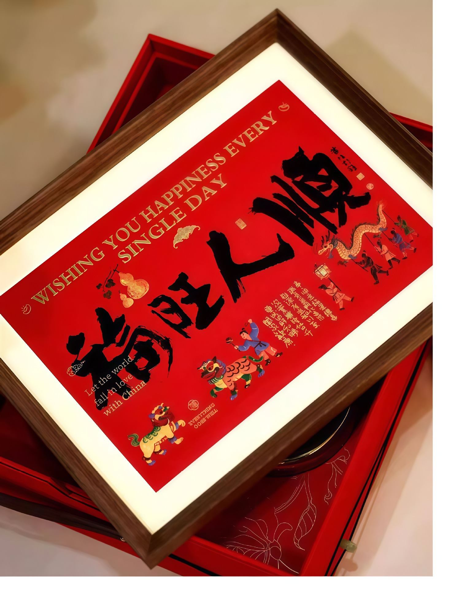 2026 Year of the Horse Gift Box American Ginseng and Bird's Nest Set New Year Gifting 600g specifications