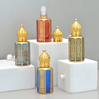 12ml Эфирное масло парфюмерная бутылка Rolling Ball Бутылка для путешествий Портативный маленький образец артефакт бисерная бутылка стеклянная бутылка пустая мини-бутылка