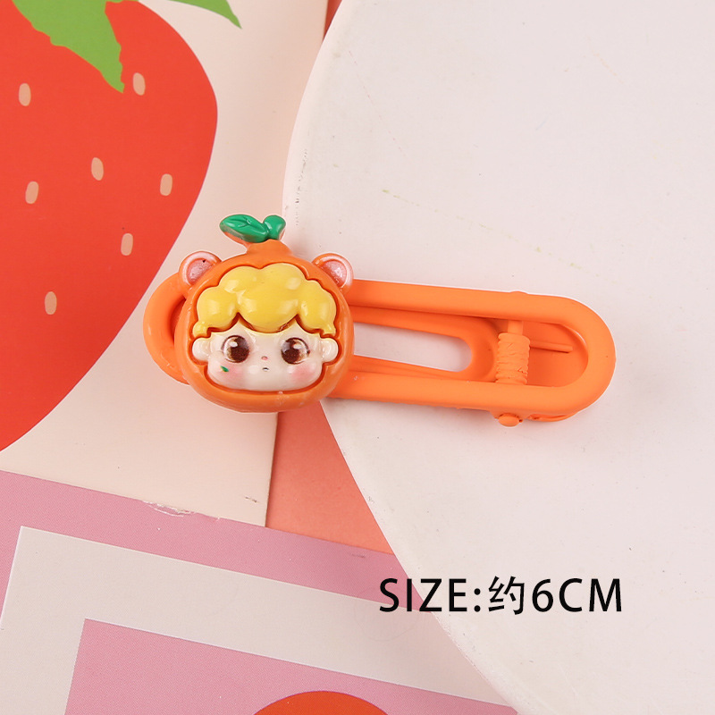 Primavera nueva historieta Sanrio oval metal horquilla linda chica dulce lado Bangs hairpin tocado