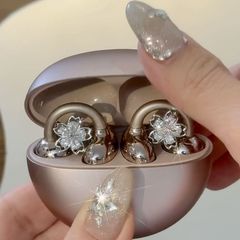 FreeClip ダイヤモンドバックルヘッドフォンアクセサリーに適しています。春の桜、軽い高級感、ニッチで絶妙なデザイン、多用途で気質があります。
