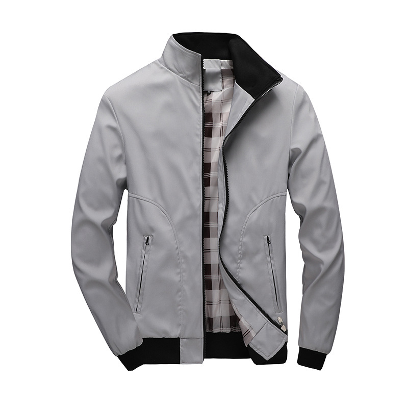 2024 otoño transfronterizo nueva chaqueta de cuello vertical chaqueta de tendencia casual de hombre primavera y otoño chaqueta de béisbol de hombre