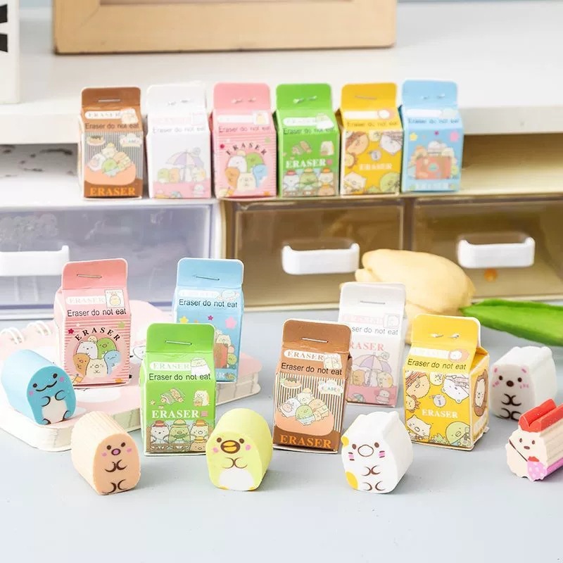 可爱橡皮擦盲盒卡通创意小礼物小学生可切橡皮幼儿园文具奖品批发|undefined