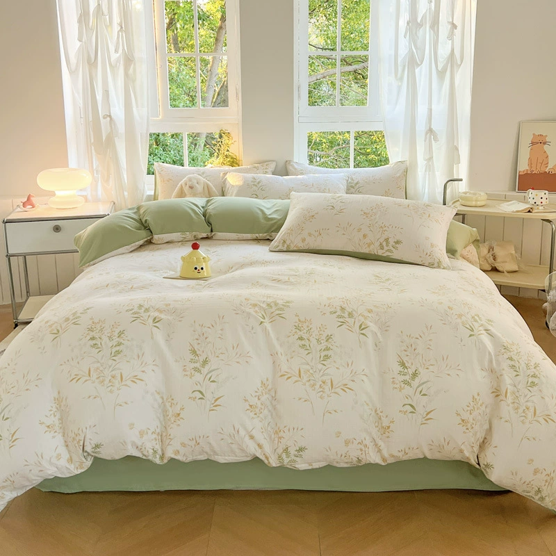 Duvet Cover Set (Fresh) Double-Layer Bedspread, 3–4 Piece Options, Multiple Patterns & Sizes