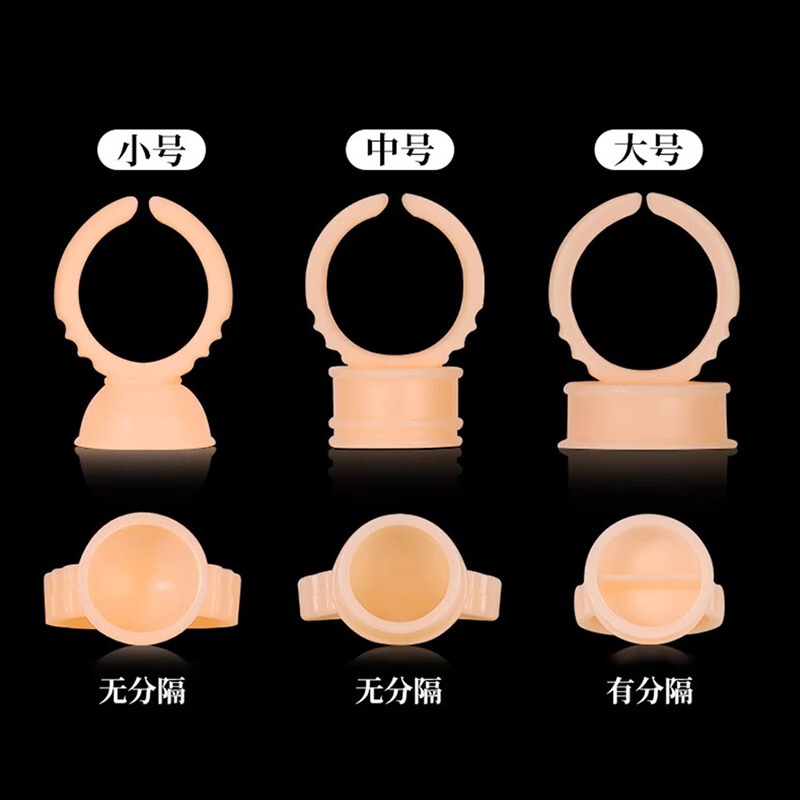 Semi-Permanent Tattoo Silicone Color Ring Cup Eyebrow Eyebrow Lip Supplies Tools 100 Pack Disposable Ring Cup Semi-Permanent Tattoo Silicone Color Ring Cup Eyebrow Eyebrow Lip Supplies Tools 100 Pack Disposable Ring Cup